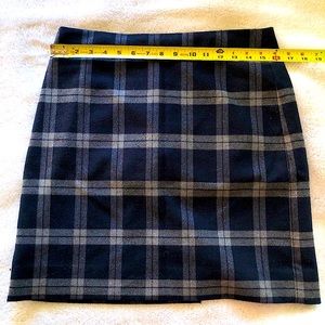 Banana republic plaid skirt
